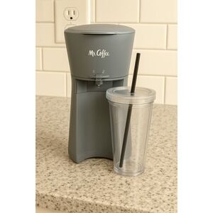 MR. COFFEE Single Serve‎ Coffee Maker Gray Compact Brewer Cup Included